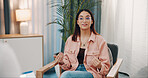 Psychology, talk and woman in clinic for counseling, divorce grief and advice for life transition. Mental health, recovery or patient with discussion in CBT for support, healing or emotional wellness
