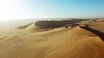 Miles of desert sand