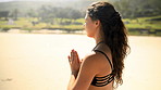 Namaste on the beach