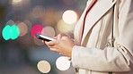 Isolated closeup of a young female chatting or typing a text message to a friend on social media on a phone. Woman reading and replying to a work email. A lady playing a mobile game.