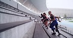 Running stairs may be hard, but it's a win-win workout