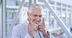 Happy, thumbs up and portrait of senior businessman walking in office with a smile from success, achievement or support. Ceo, man and funny agreement with employee or hand sign and gesture at work