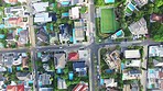 Suburb life from a bird's eye view