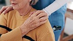 Empathy, caregiver and holding hands with senior woman in wheelchair for care, support and trust at home. Retirement, healthcare and nurse with elderly patient with hand for love, kindness and help