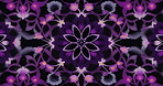 Purple ceramic tiles decorative design. Moving mosaic patterns, transforming background