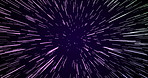 Pattern, flow and light ray with speed force in galaxy of futuristic particles, trails or stream glow for hyperspace jump. Abstract, fast travel or super beam of neon warp, teleportation or infinity