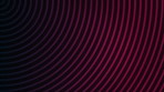 Purple ripple, pattern and light on black background with spiral, lines and digital spin for cyber portal. Geometric lighting, future technology and system abstract glow, graphic and dark wallpaper