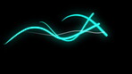 Neon, art and abstract with wallpaper of lines for connection transfer, creative design and background. Texture, glow and graphic of pattern with motion for information technology, network and speed