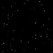 Glitter, particles and black background or falling dust, wallpaper and ...