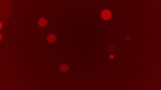 Red, bokeh and background with abstract, animation and particles for graphic design or social media. Illustration, pattern and texture for wallpaper, backdrop and Christmas  event or party banner