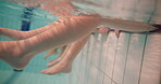 Pool, kids and class for swimming, legs and swimwear for stroke in water, fun and rave in gym. Fitness, athlete and competition for growth, development and children with speed, cardio and fast