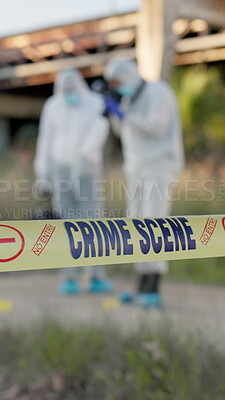 Forensic, photographer and car investigation at crime scene for ...