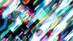 Diamond, disco and abstract with crystal sparkles as background, shine and glitter. Rainbow flare, light and reflection with glass or mirror for effect, wallpaper and party with bright color