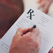 what is medical term script at hamish payne blog... Person, hands and writing in therapy for script, medicine prescription ...