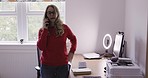 Senior woman, smartphone and on call with remote work at home for conversation, talking and chat for business. Entrepreneur, influencer and social media speaking on phone, discussion and in house.