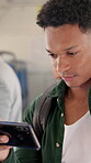 Man, student and travel with phone on bus for watching movie, public transport and app subscription. Passenger, mobile and streaming cinema, online series and journey entertainment of morning commute