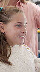 Travel, smile and mother with daughter on bus for back to school commute, bonding and shuttle service. Public transportation, academy trip and passenger with woman and child for journey and student