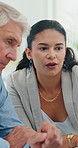 Teamwork, meeting and planning with business people in office for research, discussion or feedback. Brainstorming, project update and review with employees for online report, progress or partnership