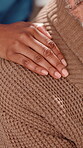 Hands, nurse and comfort with senior man for assistance, support and medical checkup. Caregiver, consoling and elderly person for empathy, healthcare services and trust for recovery advice at house