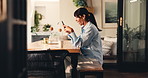 Phone, surprise and woman in home, reading email and wow for good news with notification. Success, shock and mature person with mobile for online communication, betting app and excited for win