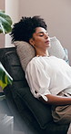 Relax, healthcare and woman in drip lounge for wellness, supplements or immune system boost. IV therapy, sleep and person rest with medical treatment, vitamins and mineral infusion for detox benefits