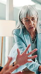Review, manager or women in office with tech, problem solving or funding insight for pitch. Team, guide or finance consultant with discussion, director feedback or collaboration on investment plan.