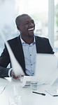 Documents, throw and man with business people with success for goals, financial growth and profit. Corporate, team and happy workers with paperwork in air for finance deal, celebration and applause