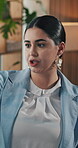 Glass wall, talking and teamwork with business woman in office for brainstorming or planning. Collaboration, conversation and vision with employee people in workplace together for feedback or design