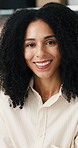 Logistics, face or woman in warehouse with smile, pride and ambition in supply chain industry. Distribution, happy and stock director with portrait, career growth or experience in shipping management