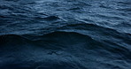 Ocean, water and ripples of tide in nature with waves, adventure and tropical holiday. Splash, movement and textures of sea, aquatic environment and marine disturbance for vacation getaway outdoor