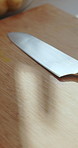 Knife, cutting board and kitchen at home for cooking, meal preparation and catering accessories. Utensils, setup and chopping equipment for safety, empty and interior with culinary tools and sharp