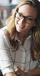 Happy, discussion and businesswoman in office for contract, negotiation or finance partnership. Meeting, smile and female financial manager with investor client for investment proposal in workplace.