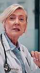 Meeting, talking and nature doctor in hospital for discussion, surgery schedule or patient diagnosis. Healthcare, clinic and woman for planning, advice and treatment for medical service with team