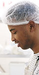 Hospitality, dough and chef in restaurant with preparation, baking or bread technique in food industry. Kneading, smile or man with culinary process, cuisine service or pastry production in kitchen.