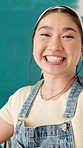 Face, selfie and woman with wall for painting, live streaming and tutorial for renovation. Portrait, Asian female person and vlogging in home for diy project, interior design and tips for maintenance