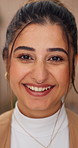 Laugh, pride or woman in firm with face, funny moment or ambition as investment advisor. Happy, humor or finance consultant in office with confidence, joke reaction or optimism as wealth specialist.