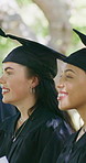 Smile, graduation and students at university for achievement, celebration or victory. Happiness, friends and people with higher education, award ceremony for academic success and college scholarship