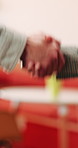 Business people, handshake and conversation at office with networking or agreement, deal and partnership. Explain, chat or gesturing with team shaking hands, collaboration or opportunity at workplace