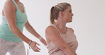 Lengthen through the spine