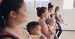 Getting back into exercise with baby yoga