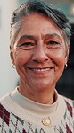 Face, old woman and laugh outdoor at new house, property purchase and smile for relocation. Portrait, senior person and happy at front door for moving in, homeownership and investment for real estate