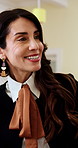 Business woman, discussion and manager in office, meeting or presentation brief with task delegation. Mature female person, happy and explain with pitch preparation, agenda or schedule in workplace