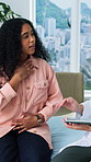 Health, woman and doctor with tablet for exam, sore throat and explain symptoms of acute bronchitis. Patient, worker and tech in clinic checkup for tummy ache, headache and viral infection diagnosis