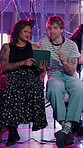 Artist, woman or consultation on tablet in tattoo shop for design review, online reference or chat. Small business, man and client with tech for creative planning, ink style decision and discussion