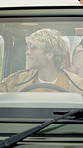 Road trip, friends or man outdoor with car, good time or bonding journey on weekend break. Fun, sunglasses or people in nature with vehicle, vacation connection or happy moment with auto adventure.