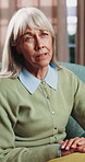 Therapy, counseling and talk with senior woman in office for help, grief support or rehabilitation. Psychology session, psychiatry patient or elderly person with anxiety, mental health or assistance
