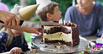 It's not a party until the cake is cut