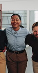 Architect, face or team on site with unity, staff confidence or pride in interior design. Happy, people or engineering group with diversity, construction industry or about us in building development.
