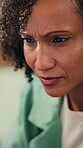 Review, coding or woman in office with computer, software test or bug fix in web development. Reading, smile or mature programmer with tech, database inspection or script creation in app engineering 
