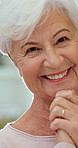 Wellness, face and senior woman with laugh, positive attitude and humor expression on weekend break. Portrait, flare and elderly person with funny joke, happy moment and good mood in retirement.